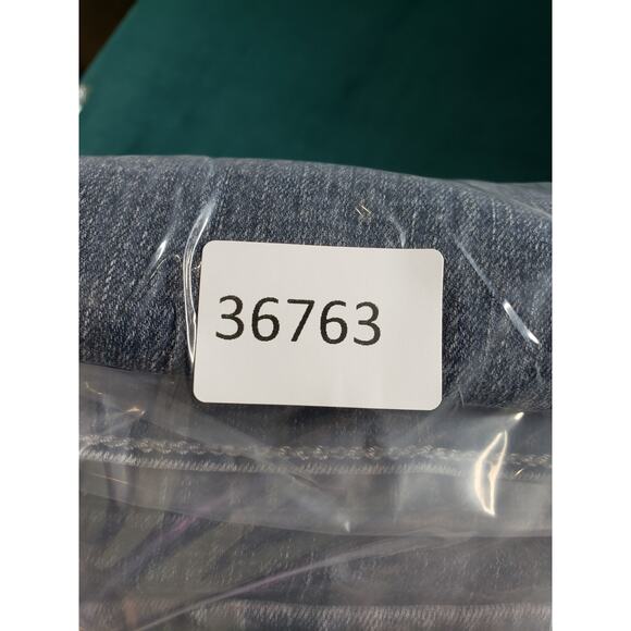 Levis 505 Jeans Size 12 Short Womens Blue Stretch Pants Mid Rise Curvy Straight - Picture 15 of 15